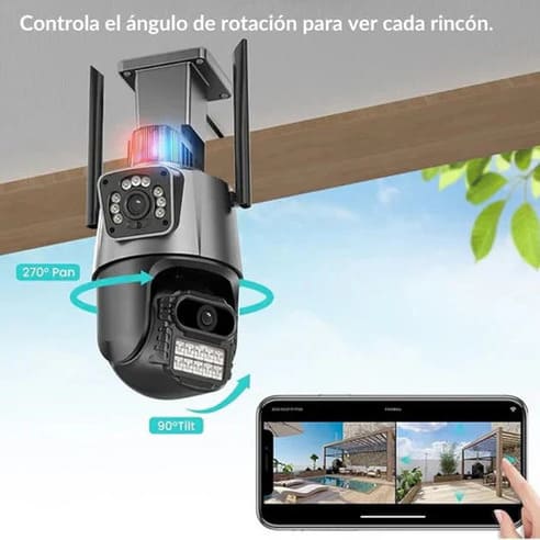 Vision360 ProCam - Nueva Cámara Doble Lente Con Sirena